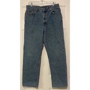 VTG Calvin Klein Denim Blue Jeans Double Stone Wash Womens Sz 16 Made in USA